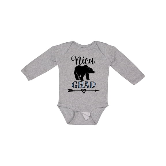 Inktastic Nicu Grad Boys Native Arrow Bear Boys Long Sleeve Baby Bodysuit