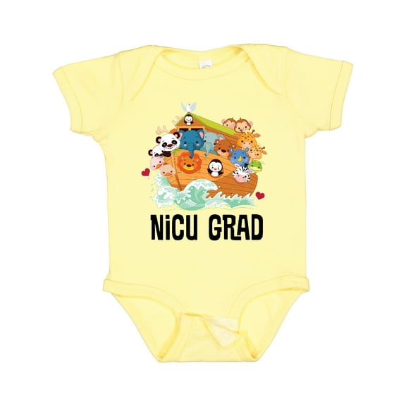 Inktastic Nicu Grad Noahs Ark Boys or Girls Baby Bodysuit