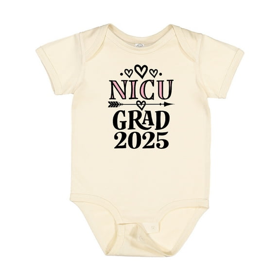 Inktastic Nicu Graduate 2025 Baby Girl Girls Baby Bodysuit