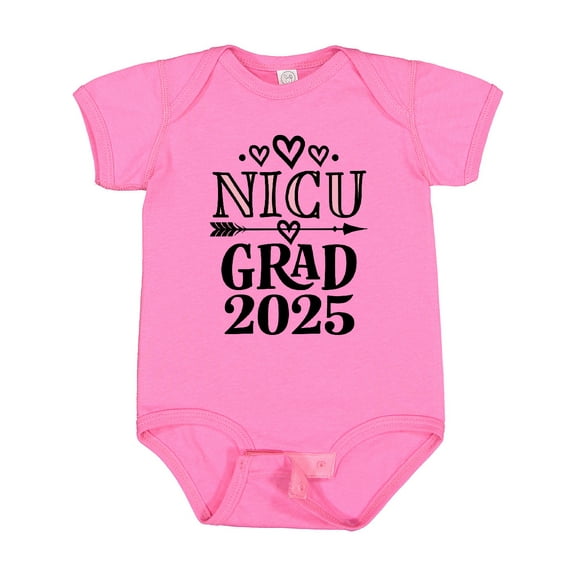 Inktastic Nicu Graduate 2025 Baby Girl Girls Baby Bodysuit