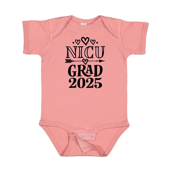 Inktastic Nicu Graduate 2025 Baby Girl Girls Baby Bodysuit