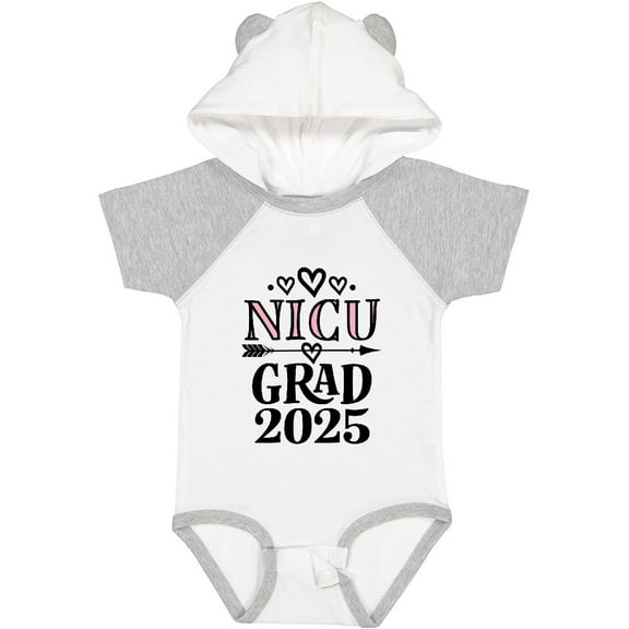 Inktastic Nicu Graduate 2025 Baby Girl Girls Baby Bodysuit