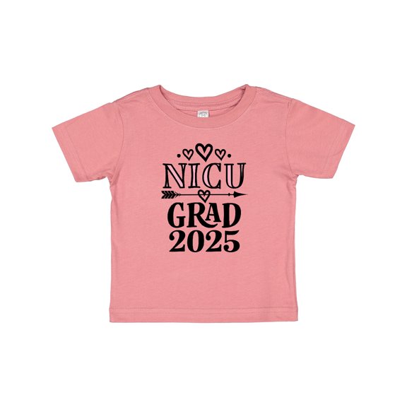 Inktastic Nicu Graduate 2025 Baby Girl Girls Baby T-Shirt