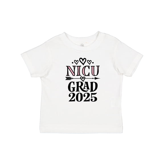 Inktastic Nicu Graduate 2025 Baby Girl Girls Baby T-Shirt