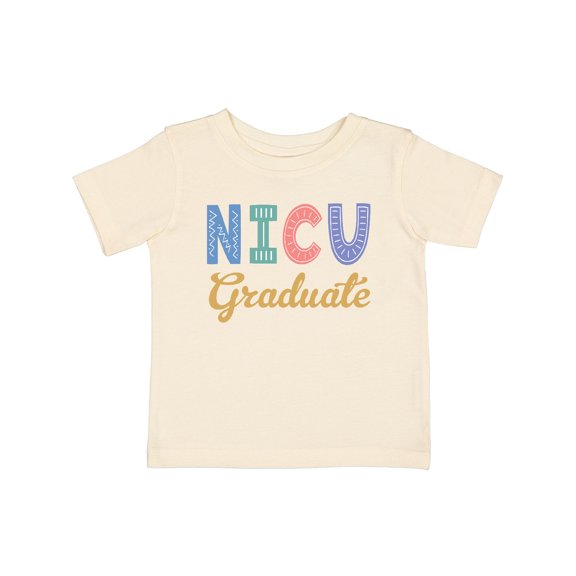 Inktastic Nicu Graduate Baby Clothes Boys or Girls Baby T-Shirt