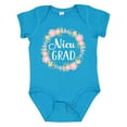 thumbnail image 1 of Inktastic Nicu Graduate Girls Floral Wreath Girls Baby Bodysuit, 1 of 5
