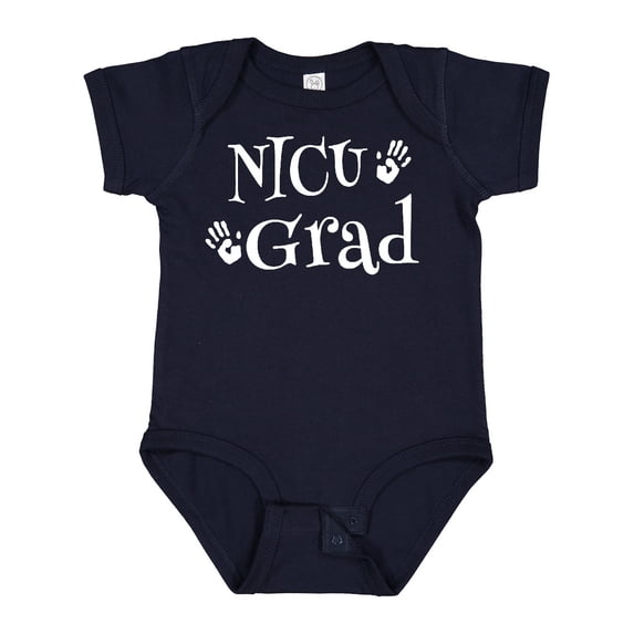 Inktastic Nicu Graduate New Baby Cute Boys or Girls Baby Bodysuit