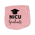 thumbnail image 1 of Inktastic Nicu Graduate-graduation Hat Baby Burp Cloth, 1 of 3