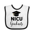 thumbnail image 1 of Inktastic Nicu Graduate-graduation Hat Boys or Girls Baby Bib, 1 of 4