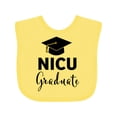 thumbnail image 1 of Inktastic Nicu Graduate-graduation Hat Boys or Girls Baby Bib, 1 of 4