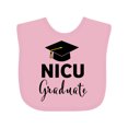 thumbnail image 1 of Inktastic Nicu Graduate-graduation Hat Boys or Girls Baby Bib, 1 of 4