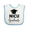 thumbnail image 1 of Inktastic Nicu Graduate-graduation Hat Boys or Girls Baby Bib, 1 of 4