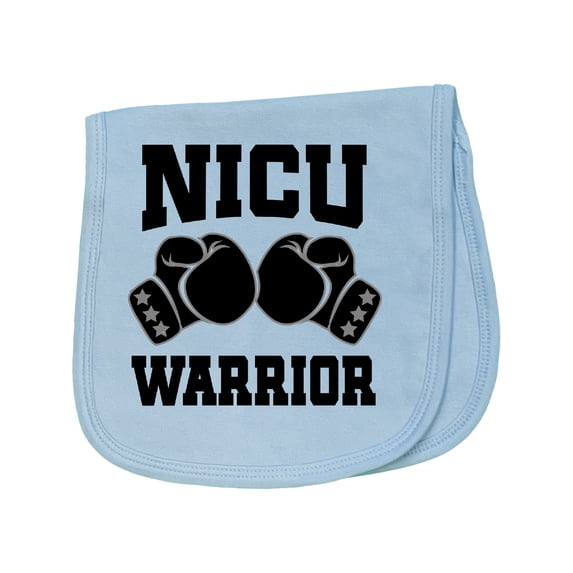 Inktastic Nicu Warrior Baby Boy Baby Burp Cloth