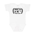 thumbnail image 1 of Inktastic Nicu Warrior with Arrow and Baby Footprints Boys or Girls Baby Bodysuit, 1 of 5