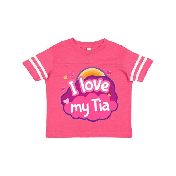 Inktastic Niece Rainbow I Love My Tia Girls Toddler T-Shirt