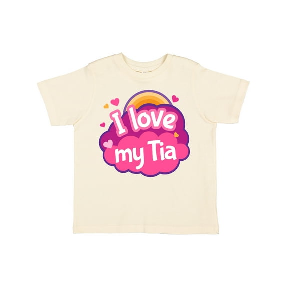 Inktastic Niece Rainbow I Love My Tia Girls Toddler T-Shirt