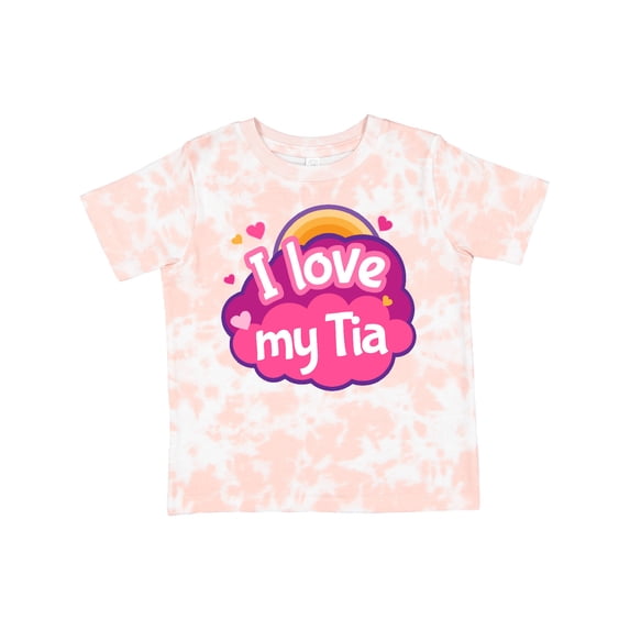 Inktastic Niece Rainbow I Love My Tia Girls Toddler T-Shirt