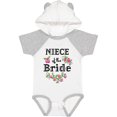thumbnail image 1 of Inktastic Niece of the Bride Roses Girls Baby Bodysuit, 1 of 5