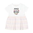 thumbnail image 1 of Inktastic Niece of the Bride Roses Girls Baby Dress, 1 of 5