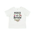 thumbnail image 1 of Inktastic Niece of the Bride Roses Girls Baby T-Shirt, 1 of 5