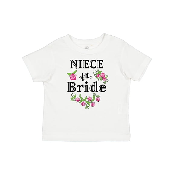 Inktastic Niece of the Bride Roses Girls Baby T-Shirt
