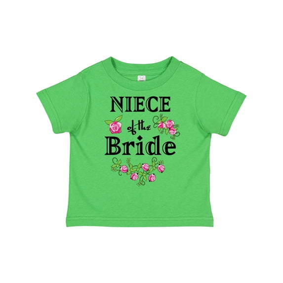 Inktastic Niece of the Bride Roses Girls Toddler T-Shirt
