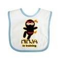 thumbnail image 1 of Inktastic Ninja in Training Boys or Girls Baby Bib, 1 of 4