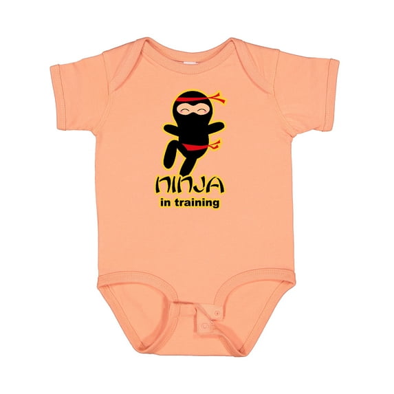 Inktastic Ninja in Training Boys or Girls Baby Bodysuit