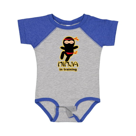 Inktastic Ninja in Training Boys or Girls Baby Bodysuit