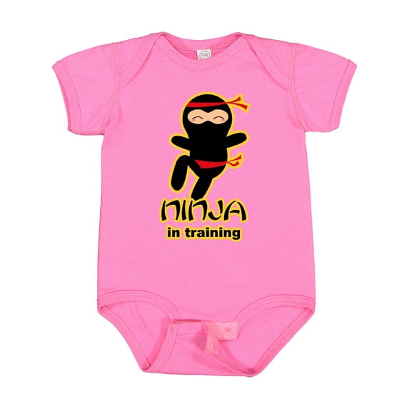 Inktastic Ninja in Training Boys or Girls Baby Bodysuit