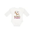 thumbnail image 1 of Inktastic No Crusts, No Rules- silly PB&J sandwich on the loose Boys or Girls Long Sleeve Baby Bodysuit, 1 of 5