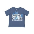 thumbnail image 1 of Inktastic No Excuse for Child Abuse April Child Abuse Prevention Month Boys or Girls Toddler T-Shirt, 1 of 5