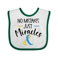 thumbnail image 1 of Inktastic No Mistakes, Just Miracles Down Syndrome Awareness Boys or Girls Baby Bib, 1 of 4