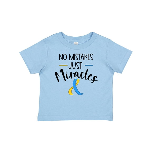 Inktastic No Mistakes, Just Miracles Down Syndrome Awareness Boys or Girls Baby T-Shirt