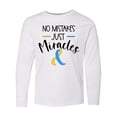 thumbnail image 1 of Inktastic No Mistakes, Just Miracles Down Syndrome Awareness Long Sleeve Youth T-Shirt, 1 of 5
