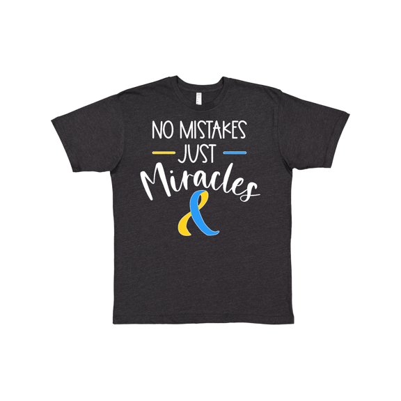 Inktastic No Mistakes, Just Miracles Down Syndrome Awareness T-Shirt
