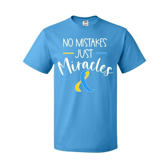 Inktastic No Mistakes, Just Miracles Down Syndrome Awareness T-Shirt