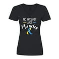 thumbnail image 1 of Inktastic No Mistakes, Just Miracles Down Syndrome Awareness Women's V-Neck T-Shirt, 1 of 5