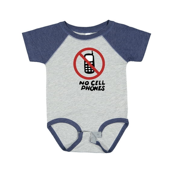 Inktastic No Phones Boys or Girls Baby Bodysuit