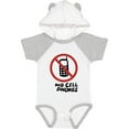 thumbnail image 1 of Inktastic No Phones Boys or Girls Baby Bodysuit, 1 of 5