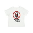 thumbnail image 1 of Inktastic No Phones Boys or Girls Toddler T-Shirt, 1 of 5