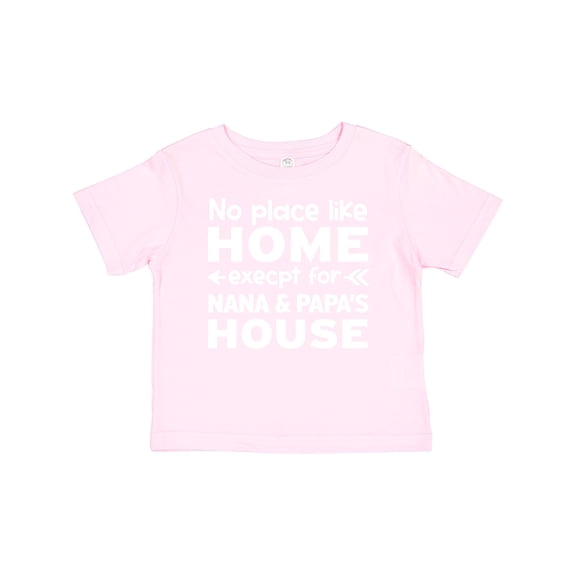 Inktastic No Place Like Home Except for Nana & Papa's House Boys or Girls Baby T-Shirt