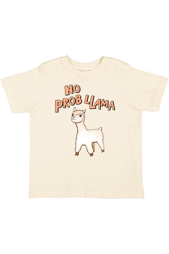 No Prob Llama Cute Llama Boys or Girls Toddler T-Shirt