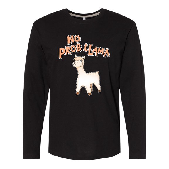 Inktastic No Prob-Llama cute llama Long Sleeve T-Shirt