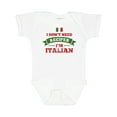 thumbnail image 1 of Inktastic No Recipes I'm Italian Boys or Girls Baby Bodysuit, 1 of 5