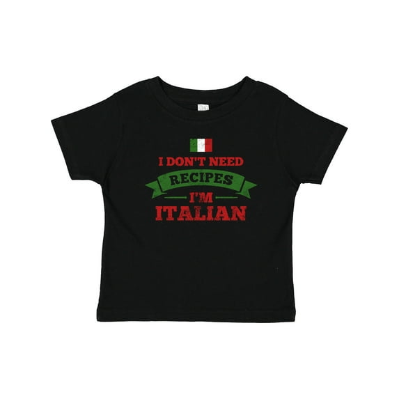 Inktastic No Recipes I'm Italian Boys or Girls Baby T-Shirt