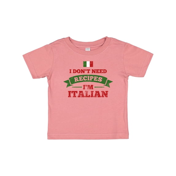 Inktastic No Recipes I'm Italian Boys or Girls Baby T-Shirt