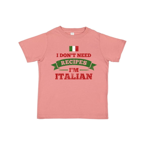 Inktastic No Recipes I'm Italian Boys or Girls Toddler T-Shirt
