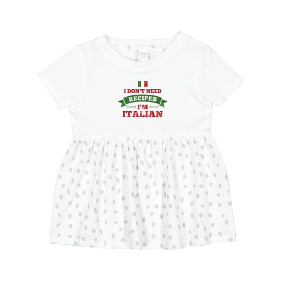 Inktastic No Recipes I'm Italian Girls Baby Dress