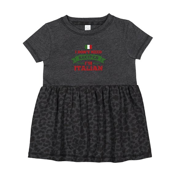 Inktastic No Recipes I'm Italian Girls Baby Dress